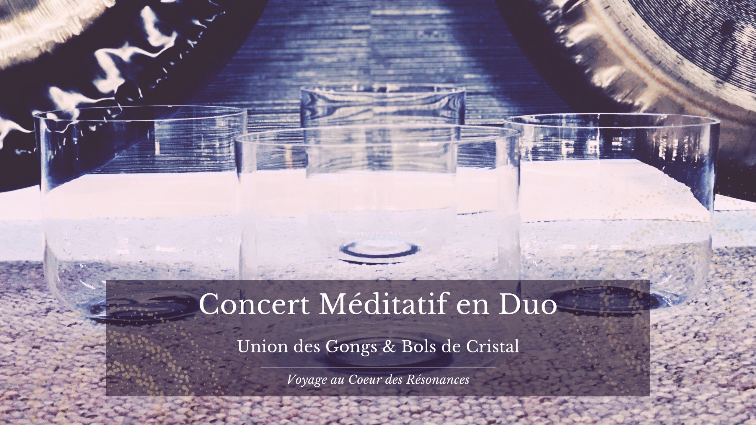 Concert Méditatif en Duo " union des Gongs et Bols de cristal"