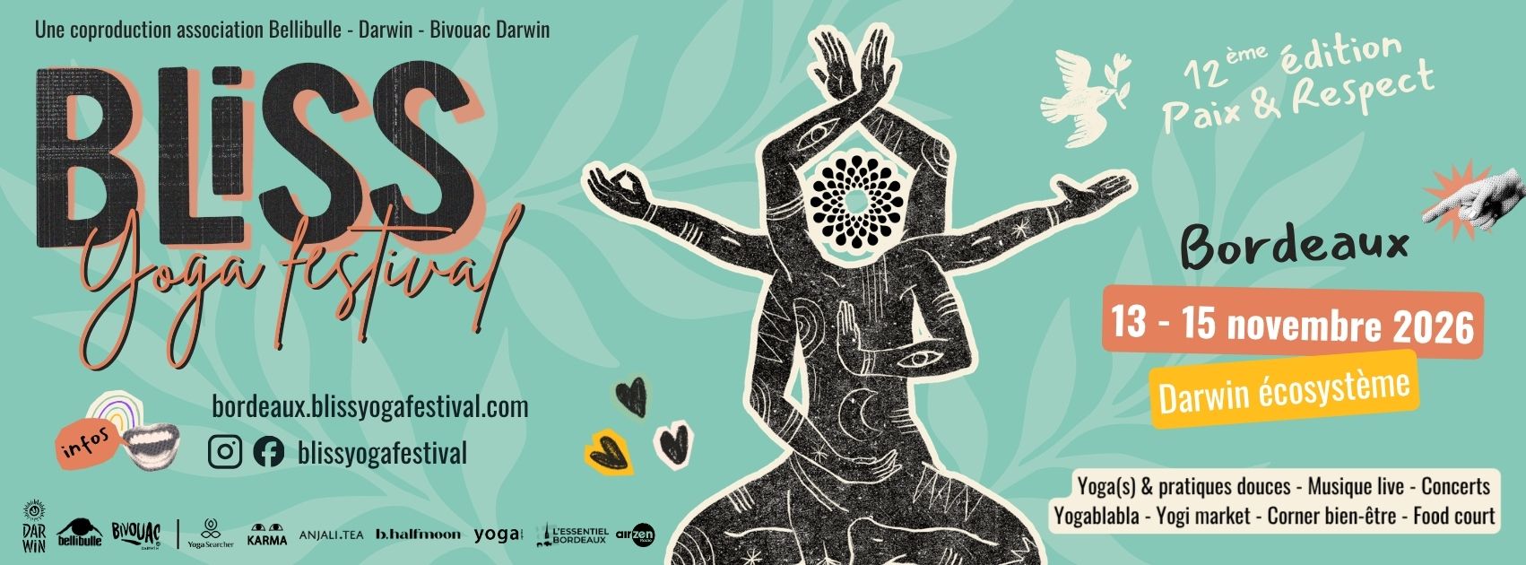 intervention de manuel mahe sonotherapeute au bliss yoga festival bordeaux
